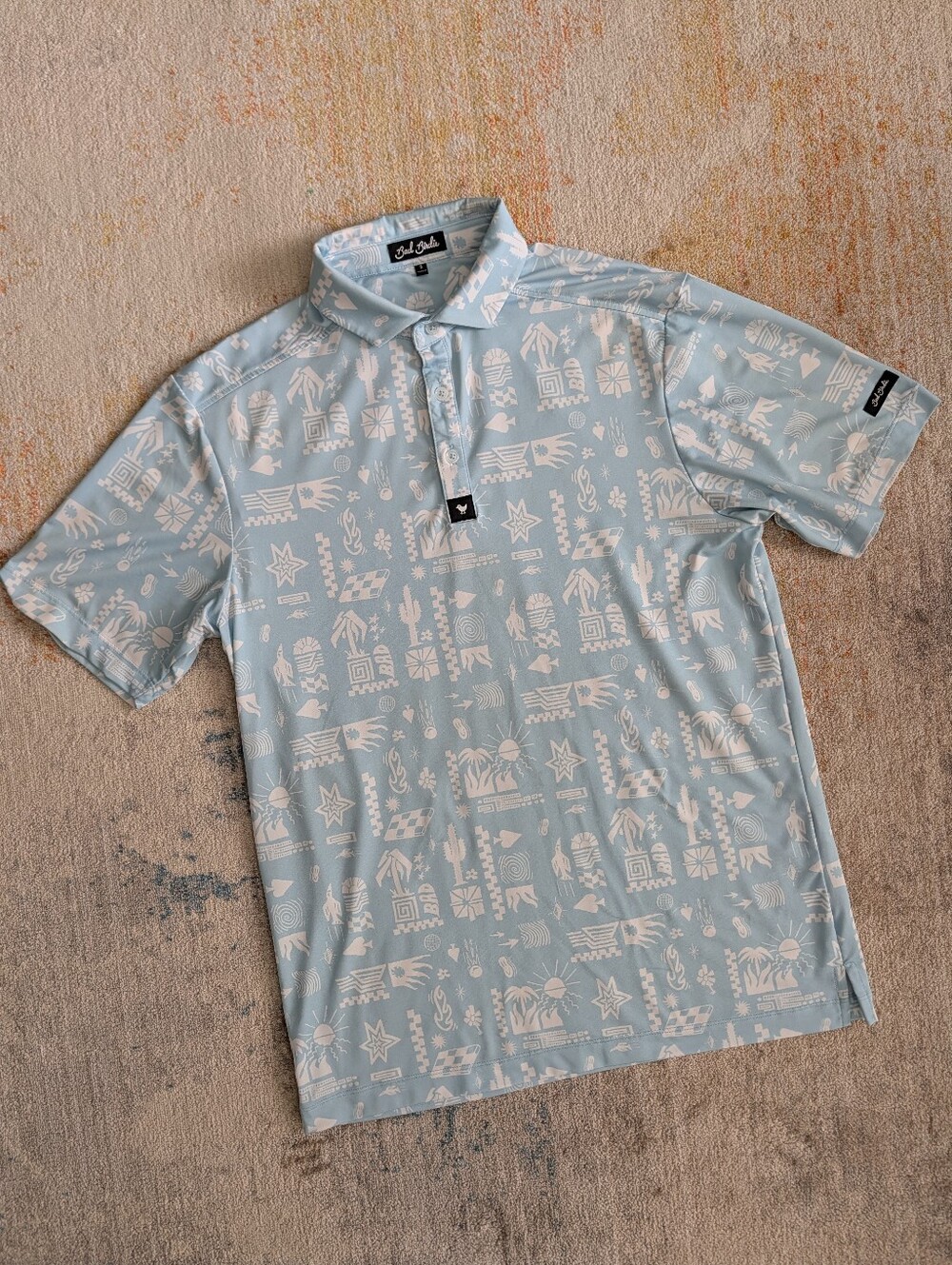 Bad Birdie Dry Heat Core Performance Polo